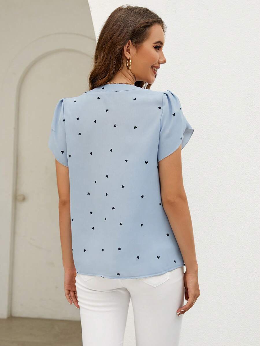 Blusa Petálas de Corações
