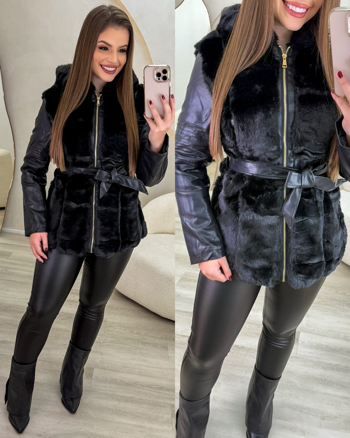 Parka Júlia Preta - Pague 1 e Leve 3